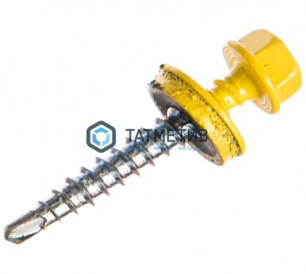 Саморез окраш.кров. 4,8х35 /1018/  (250 шт/уп)  МК |  «ТАТМЕТИЗ» Саморез окраш.кров. 4,8х35 /1018/  (250 шт/уп)  МК -  магазин крепежа «ТАТМЕТИЗ»