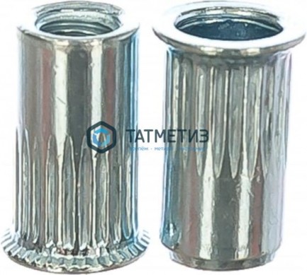 Заклепка резьбовая плоский уменьшенный фланец М 4  (1000 шт/уп)  КL |  «ТАТМЕТИЗ» Заклепка резьбовая плоский уменьшенный фланец М 4  (1000 шт/уп)  КL -  магазин крепежа «ТАТМЕТИЗ»