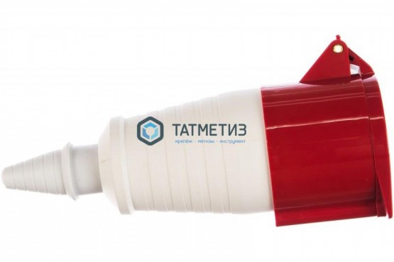Розетка кабельная 380В, 32А 3Р+N+Е IP44 переносная |  «ТАТМЕТИЗ» Розетка кабельная 380В, 32А 3Р+N+Е IP44 переносная -  магазин крепежа «ТАТМЕТИЗ»