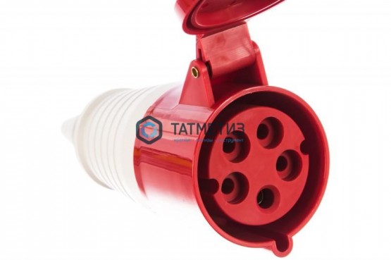 Розетка кабельная 380В, 32А 3Р+N+Е IP44 переносная |  «ТАТМЕТИЗ» Розетка кабельная 380В, 32А 3Р+N+Е IP44 переносная -  магазин крепежа «ТАТМЕТИЗ»