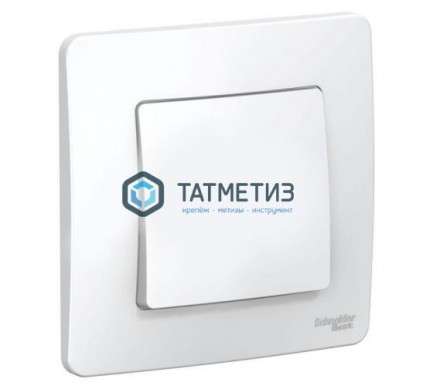 Выключатель 1-кл. СП BLANCA, 6A, 250B, белый Schneider Electric -  магазин крепежа «ТАТМЕТИЗ»
