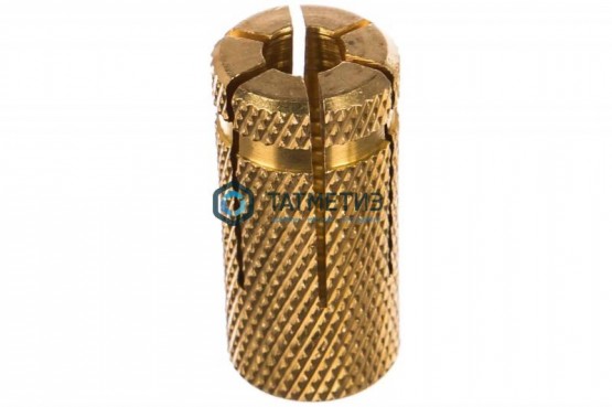 Цанга латунная М16 ( 25 шт/уп) ТК |  «ТАТМЕТИЗ» Цанга латунная М16 ( 25 шт/уп) ТК -  магазин крепежа «ТАТМЕТИЗ»