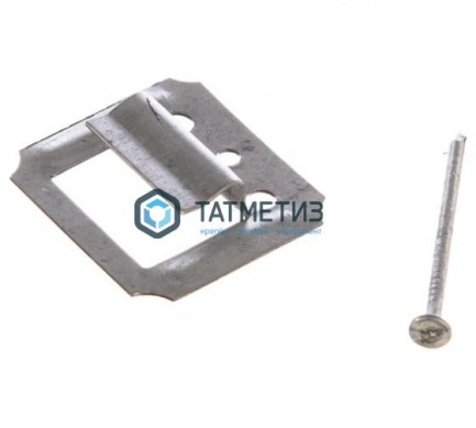 Кляймер для вагонки №4 (100 шт в упак)* RC |  «ТАТМЕТИЗ» Кляймер для вагонки №4 (100 шт в упак)* RC -  магазин крепежа «ТАТМЕТИЗ»