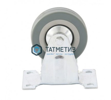 Колесо неповоротное d-100мм, крепление  платформенное СИБРТЕХ |  «ТАТМЕТИЗ» Колесо неповоротное d-100мм, крепление  платформенное СИБРТЕХ -  магазин крепежа «ТАТМЕТИЗ»