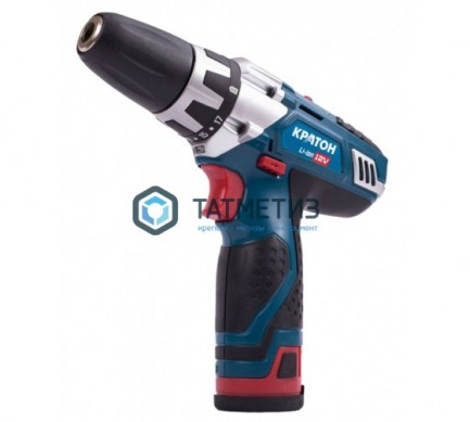 Дрель-шуруповерт аккумуляторная Кратон CDL-12-1-H |  «ТАТМЕТИЗ» Дрель-шуруповерт аккумуляторная Кратон CDL-12-1-H -  магазин крепежа «ТАТМЕТИЗ»