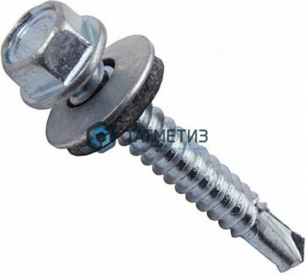 Саморез кровельный 5,5x 65 св №5  (1500 шт/уп)  KENNER (Тайвань) |  «ТАТМЕТИЗ» Саморез кровельный 5,5x 65 св №5  (1500 шт/уп)  KENNER (Тайвань) -  магазин крепежа «ТАТМЕТИЗ»