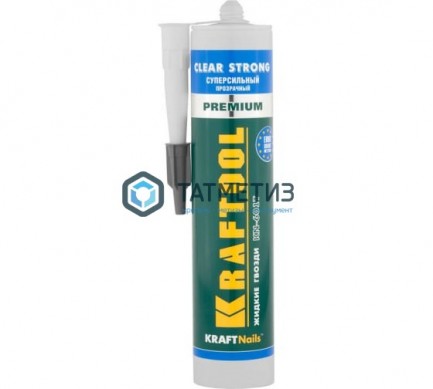 Клей монтажный KRAFTOOL KraftNails Premium KNP-701, экстрасильный, прозр.,унив., водостойкий, 310мл -  магазин крепежа «ТАТМЕТИЗ»