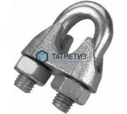Зажим троса DIN 741 22 (50) |  «ТАТМЕТИЗ» Зажим троса DIN 741 22 (50) -  магазин крепежа «ТАТМЕТИЗ»