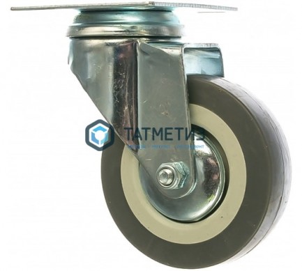 Колесо поворотное d-75мм, крепление  платформенное СИБРТЕХ |  «ТАТМЕТИЗ» Колесо поворотное d-75мм, крепление  платформенное СИБРТЕХ -  магазин крепежа «ТАТМЕТИЗ»