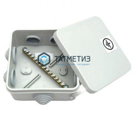 Коробка распр. ОП 100х100х50мм, IP55, нар. монтаж, HEGEL |  «ТАТМЕТИЗ» Коробка распр. ОП 100х100х50мм, IP55, нар. монтаж, HEGEL -  магазин крепежа «ТАТМЕТИЗ»