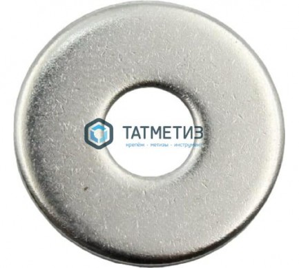 Шайба усил DIN 9021, оц  М6  (8000 шт/уп)* КТ |  «ТАТМЕТИЗ» Шайба усил DIN 9021, оц  М6  (8000 шт/уп)* КТ -  магазин крепежа «ТАТМЕТИЗ»