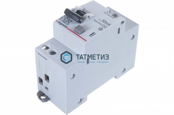 Выключатель авт.дифференциального тока 1п C 32 А 30 мА тип AC 6 кА (1P+N) RX3 Legrand |  «ТАТМЕТИЗ» Выключатель авт.дифференциального тока 1п C 32 А 30 мА тип AC 6 кА (1P+N) RX3 Legrand -  магазин крепежа «ТАТМЕТИЗ»