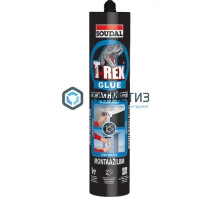 Клей монтажный T-REX "Прозрачный" blue 310 мл 12 |  «ТАТМЕТИЗ» Клей монтажный T-REX "Прозрачный" blue 310 мл 12 -  магазин крепежа «ТАТМЕТИЗ»