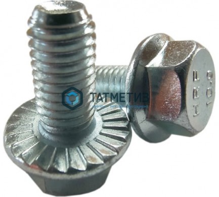 Болт с фланцем DIN 6921 М 8 х 30 КП 10.9 |  «ТАТМЕТИЗ» Болт с фланцем DIN 6921 М 8 х 30 КП 10.9 -  магазин крепежа «ТАТМЕТИЗ»