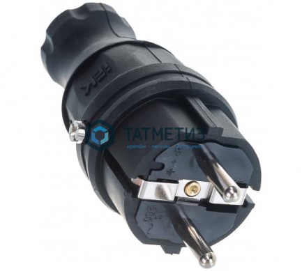 Эл.вилка прямая с/з каучук ОМЕГА IP44 ВБп3-1-0м IEK |  «ТАТМЕТИЗ» Эл.вилка прямая с/з каучук ОМЕГА IP44 ВБп3-1-0м IEK -  магазин крепежа «ТАТМЕТИЗ»