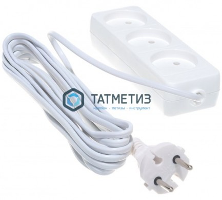 Удлинитель 3х5м ШВВП 2х0.75 1.3кВт Союз 481S-0305 |  «ТАТМЕТИЗ» Удлинитель 3х5м ШВВП 2х0.75 1.3кВт Союз 481S-0305 -  магазин крепежа «ТАТМЕТИЗ»