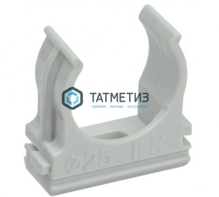 Держатель с защелкой CF25 ИЭК CTA10D-CF25-K41-100 |  «ТАТМЕТИЗ» Держатель с защелкой CF25 ИЭК CTA10D-CF25-K41-100 -  магазин крепежа «ТАТМЕТИЗ»