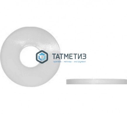 Шайба полиамидная DIN 9021  М12 (без фаски) (100 шт/уп) |  «ТАТМЕТИЗ» Шайба полиамидная DIN 9021  М12 (без фаски) (100 шт/уп) -  магазин крепежа «ТАТМЕТИЗ»