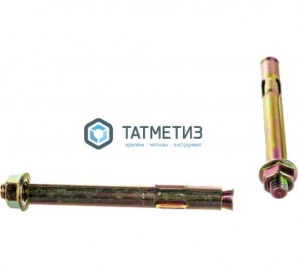 Анкерный болт с гайкой 10х 97  ( 40 шт/уп) КК |  «ТАТМЕТИЗ» Анкерный болт с гайкой 10х 97  ( 40 шт/уп) КК -  магазин крепежа «ТАТМЕТИЗ»