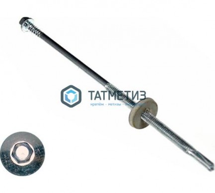 Саморез для сэндвич-панелей 6,3/5,5х175  (550 шт/уп) D |  «ТАТМЕТИЗ» Саморез для сэндвич-панелей 6,3/5,5х175  (550 шт/уп) D -  магазин крепежа «ТАТМЕТИЗ»