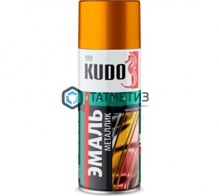 Краска аэроз. KUDO 520 мл. №1028  МЕТАЛЛИК ЗОЛОТО |  «ТАТМЕТИЗ» Краска аэроз. KUDO 520 мл. №1028  МЕТАЛЛИК ЗОЛОТО -  магазин крепежа «ТАТМЕТИЗ»