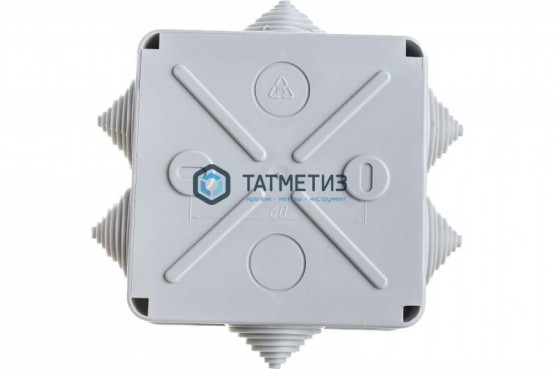 Коробка распр. ОП 100х100х50 IP55 KM41234 ИЭК |  «ТАТМЕТИЗ» Коробка распр. ОП 100х100х50 IP55 KM41234 ИЭК -  магазин крепежа «ТАТМЕТИЗ»