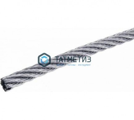 Трос  стальной оц. 1 мм DIN 3055  (200 м/бух) |  «ТАТМЕТИЗ» Трос  стальной оц. 1 мм DIN 3055  (200 м/бух) -  магазин крепежа «ТАТМЕТИЗ»