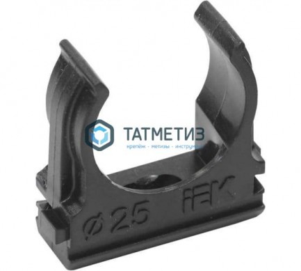 Клипса трубная 25  (100 шт/уп) IEK |  «ТАТМЕТИЗ» Клипса трубная 25  (100 шт/уп) IEK -  магазин крепежа «ТАТМЕТИЗ»