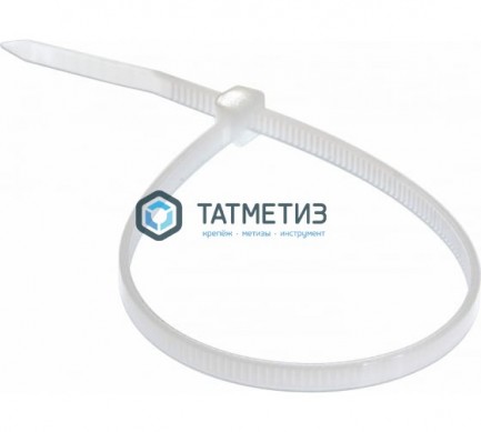 Хомут-стяжка нейлон 400 х 4, 6 (100) А |  «ТАТМЕТИЗ» Хомут-стяжка нейлон 400 х 4, 6 (100) А -  магазин крепежа «ТАТМЕТИЗ»