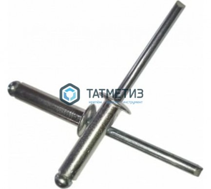 Заклепка 3, 2 х 12 вытяжная нерж А4 А4 DIN 7337 |  «ТАТМЕТИЗ» Заклепка 3, 2 х 12 вытяжная нерж А4 А4 DIN 7337 -  магазин крепежа «ТАТМЕТИЗ»