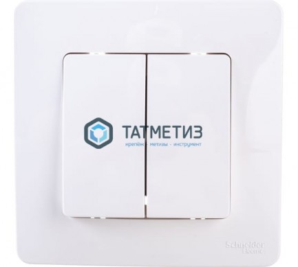 Выключатель 2-кл. СП BLANCA, 10A, 250B, белый Schneider Electric |  «ТАТМЕТИЗ» Выключатель 2-кл. СП BLANCA, 10A, 250B, белый Schneider Electric -  магазин крепежа «ТАТМЕТИЗ»