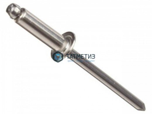 Заклепка 6,4 х 16 вытяжная нерж А2/А2 DIN 7337 |  «ТАТМЕТИЗ» Заклепка 6,4 х 16 вытяжная нерж А2/А2 DIN 7337 -  магазин крепежа «ТАТМЕТИЗ»