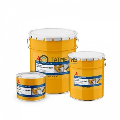 Мастика гидроизоляционная битумная однокомпонентная Sika Igolflex-071 RU Ведро 21, 5 л |  «ТАТМЕТИЗ» Мастика гидроизоляционная битумная однокомпонентная Sika Igolflex-071 RU Ведро 21, 5 л -  магазин крепежа «ТАТМЕТИЗ»