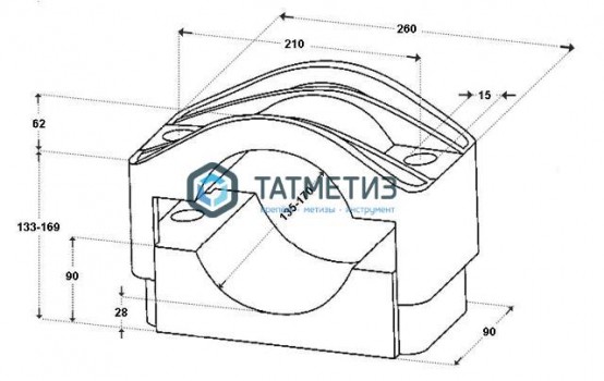 Хомуты для одиночного крепления Dutchclamp SE 135-170 |  «ТАТМЕТИЗ» Хомуты для одиночного крепления Dutchclamp SE 135-170 -  магазин крепежа «ТАТМЕТИЗ»