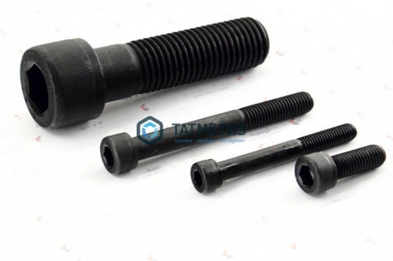 Винт DIN 912  М 8 х120 (12.9)  с цилиндрической головкой и внутр.шестигранником -  магазин крепежа «ТАТМЕТИЗ»