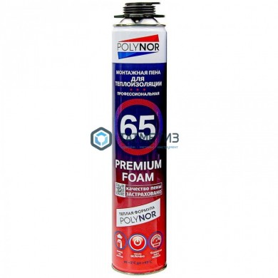 Пена монтажная проф POLYNOR TOP 65 EXPRESS FOAM |  «ТАТМЕТИЗ» Пена монтажная проф POLYNOR TOP 65 EXPRESS FOAM -  магазин крепежа «ТАТМЕТИЗ»