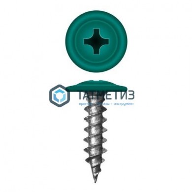 Саморез п/ш сверло 4,2x19  RAL 6026 |  «ТАТМЕТИЗ» Саморез п/ш сверло 4,2x19  RAL 6026 -  магазин крепежа «ТАТМЕТИЗ»