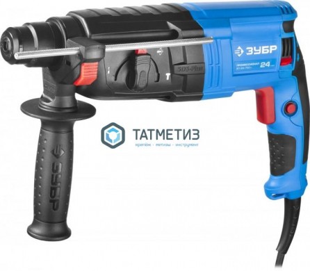 Перфоратор ЗУБР Профессионал SDS-plus, горизонт., 2,6 Дж, 0-1100 об/мин, 750Вт, кейс |  «ТАТМЕТИЗ» Перфоратор ЗУБР Профессионал SDS-plus, горизонт., 2,6 Дж, 0-1100 об/мин, 750Вт, кейс -  магазин крепежа «ТАТМЕТИЗ»