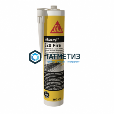 Герметик огнестойкий акриловый Sikacryl-620 Fire белый 300 мл 12 |  «ТАТМЕТИЗ» Герметик огнестойкий акриловый Sikacryl-620 Fire белый 300 мл 12 -  магазин крепежа «ТАТМЕТИЗ»