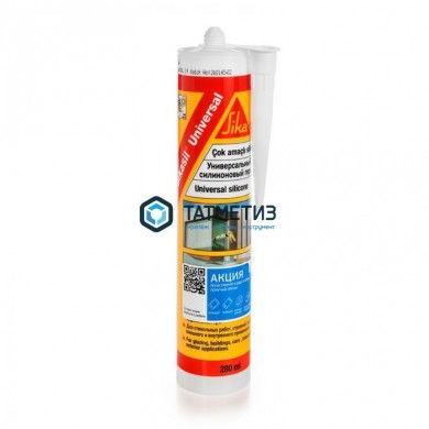 Герметик силиконовый Sikasil Universal белый 280 мл 12 |  «ТАТМЕТИЗ» Герметик силиконовый Sikasil Universal белый 280 мл 12 -  магазин крепежа «ТАТМЕТИЗ»