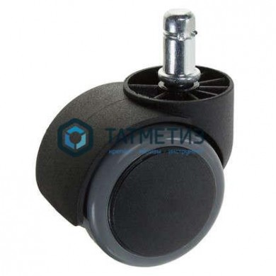 Колесо мебельное поворотное, обрезиненное, крепление штырь PWK 50 |  «ТАТМЕТИЗ» Колесо мебельное поворотное, обрезиненное, крепление штырь PWK 50 -  магазин крепежа «ТАТМЕТИЗ»
